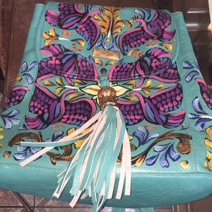 Gorgeous genuine hand painted backpack